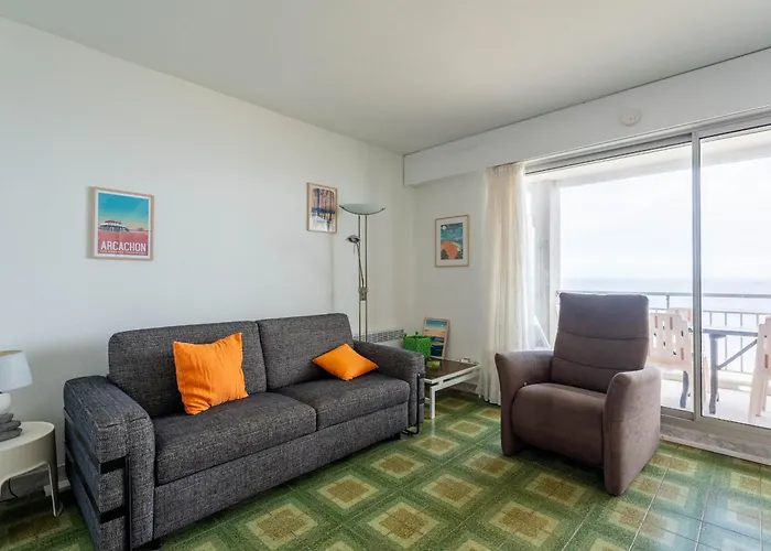Appartement Avec Balcon, Parking Prive, Acces Direct Plage, Proche Centre - Fr-1-319-44 Arcachon