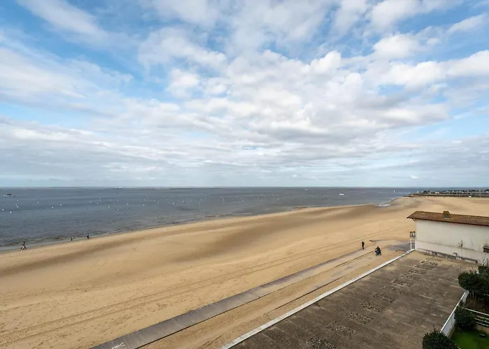 Apartamento Avec Balcon, Parking Prive, Acces Direct Plage, Proche Centre - Fr-1-319-44 Arcachon